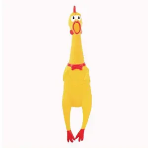 1-pieces squeaky chicken, screaming chicken, squawking chicken, venting chicken, despairing chicken, squeezing chicken, cooing chicken toys, pet dog toys, game props