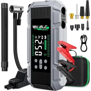 8000A Jump Starter with Air Inflator/Deflator Compressor, 65W Charging Car Battery Jump Starter (All Gas/16L Diesel), 24800mAh 150PSI Battery Jumper Starter Portable, Jump Box Jump Pack with LED Light