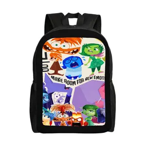 Inside-Out--Backpacks for Girls, Cute School Backpack, Aesthetic Bookbag for Teens, Lightweight Classic Backpack for Travel, Work, Picnic A-4