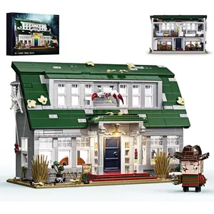 Halloween Nightmare Building House Set on Elm Street, Horror Movie Figure & Haunted House Building Blocks Toy, Compatible with Lego Gifts for Friends and Fans 18+ (1099 Pieces) Adults