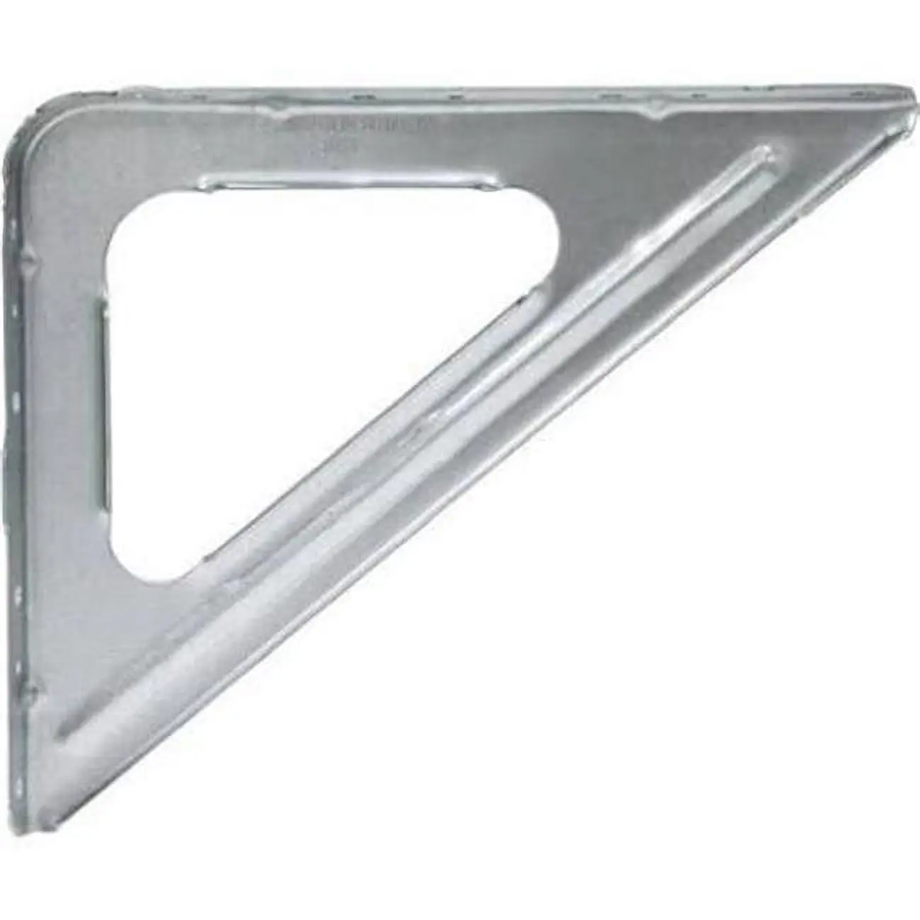 Simpson 5607759 Heavy-Duty Wall Mount Shelf Bracket SBV, Silver, Ideal for Fitness Shelving Applications