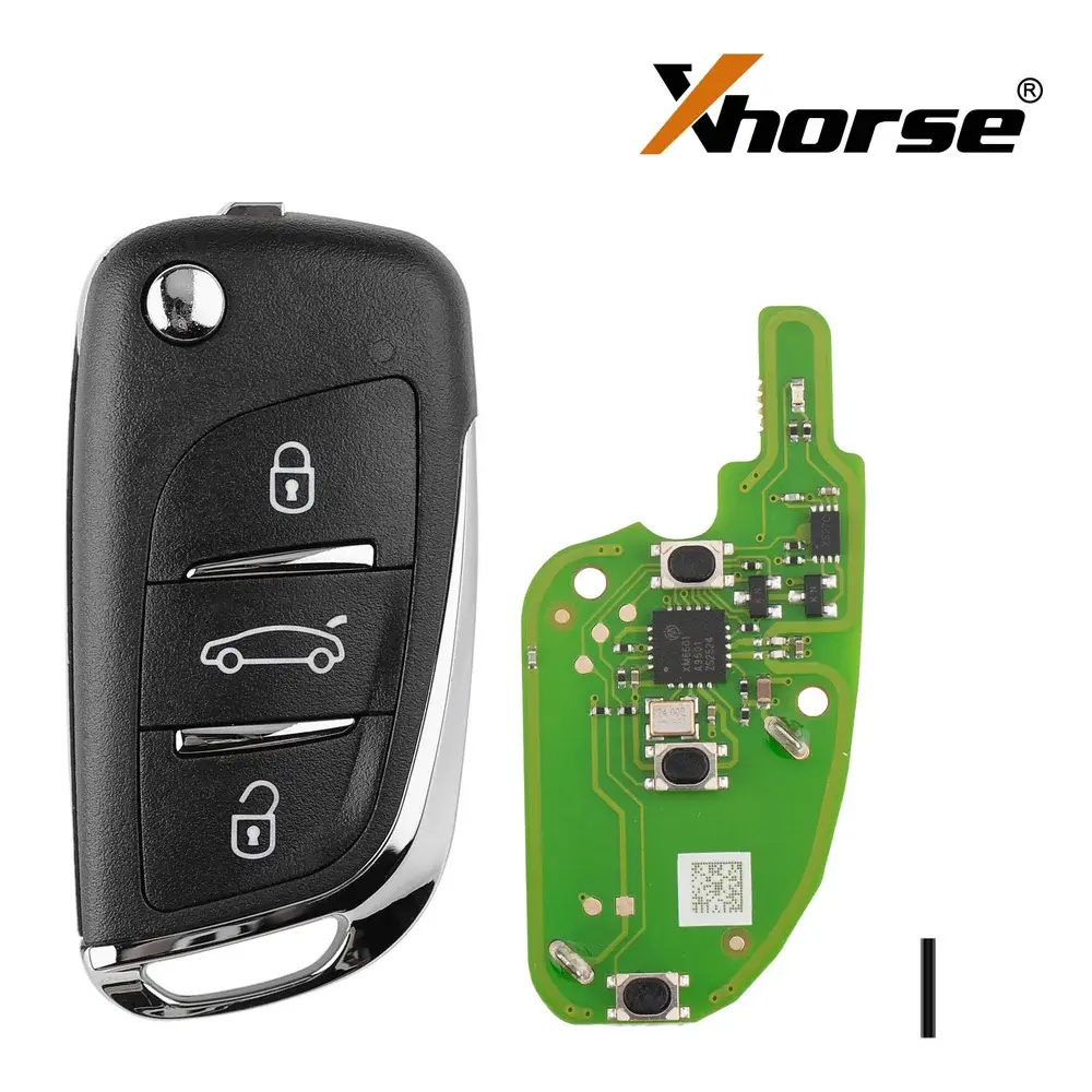 Xhorse XEDS01EN DS-Style 3-Button Car Super Remote Key with Built-in Super Chip, English Version, 5PCS/Lot