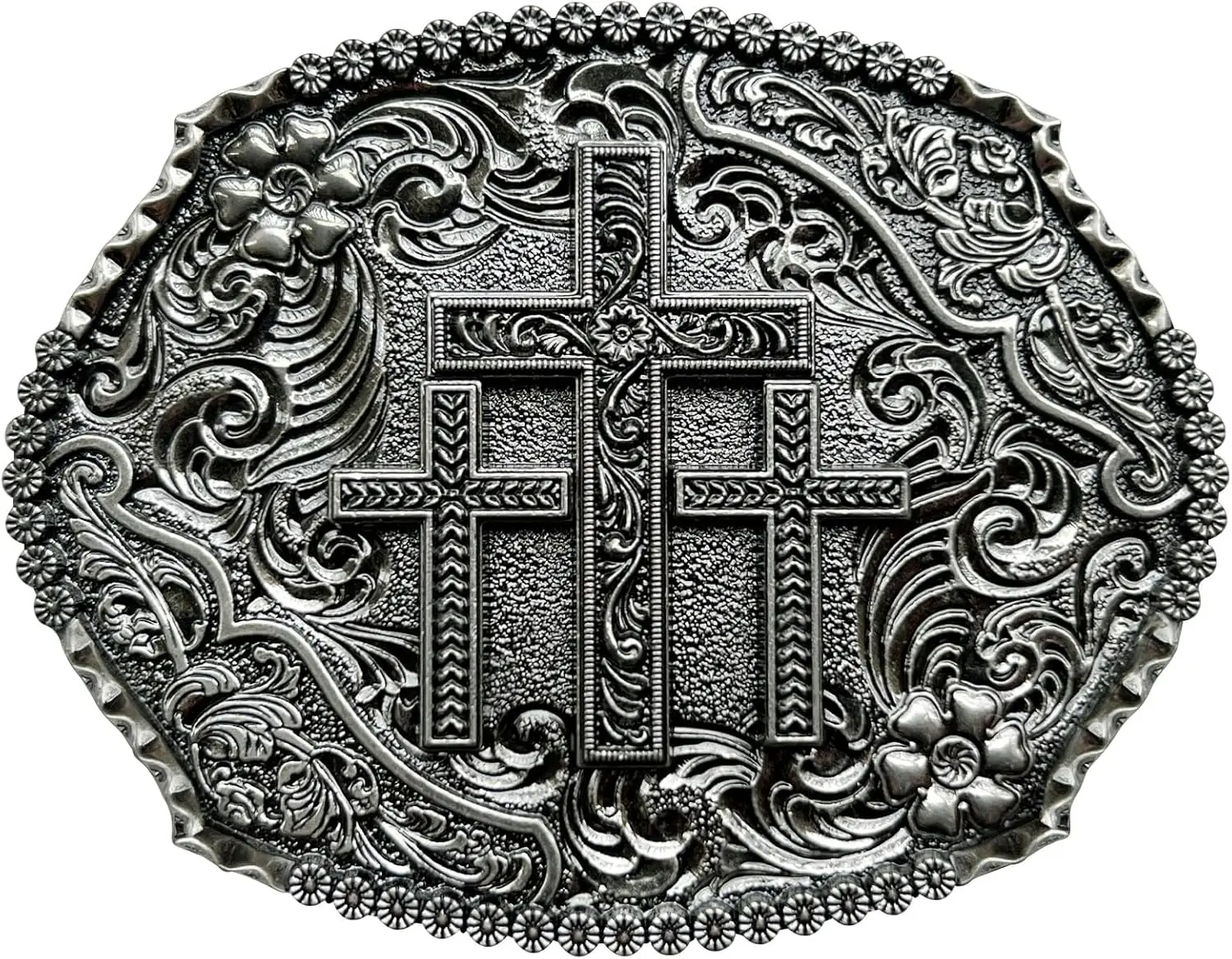 Religious Cross Western Belt Buckles for Men Cowboy Belt Buckle Cowgirl Faith Belt Buckles