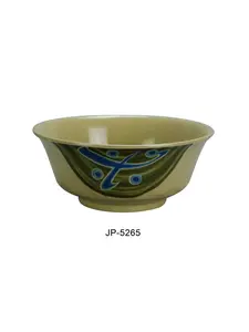 Yanco JP-5265 Durable Home Tableware - 6 in., 20 oz Japanese Curved Melamine Noodle Bowl, Pack of 48