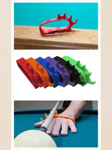 Hand-e Bridge: hand-held pool and billiards cue bridge