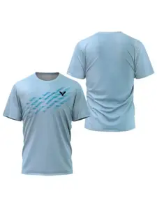 2026 Laser Neon Printing Men's Badminton T-Shirt - Luxury Brand - Short Sleeve Summer New Style - Best-selling - Ping-Pong T-Shirt - High-Speed Drying - Special Edition