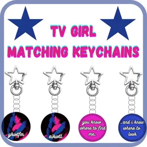 TV Girl Matching Keychains