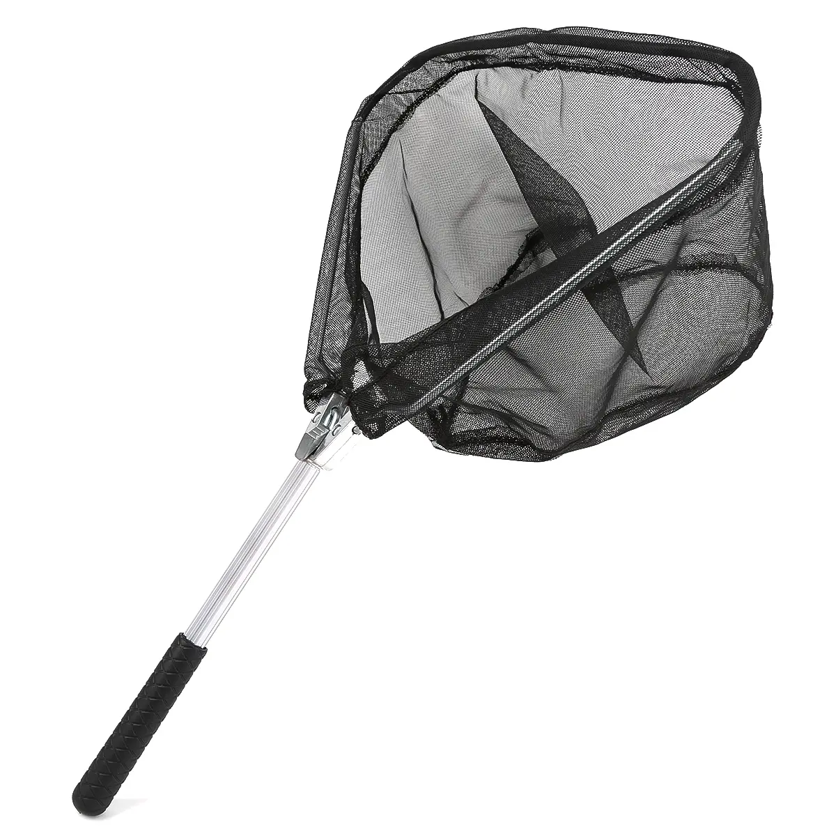 Foldable Aluminum Alloy Fishing Net, 50cm Extendable Handle, Durable Nylon Fish Friendly Mesh, Perfect Gift for Women/mothers/fathers Day, Fishing Accessories, Fishing Tackle, Fishing Tools, Fishing Equipment
