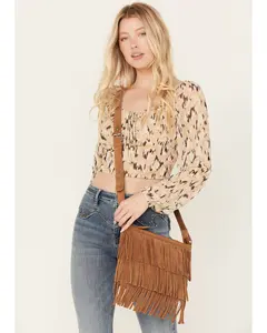 Darlington Court Suede Crossbody Bag