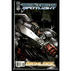 Transformers Spotlight GRIMLOCK IDW Don Figueroa Newsstand Modern Age