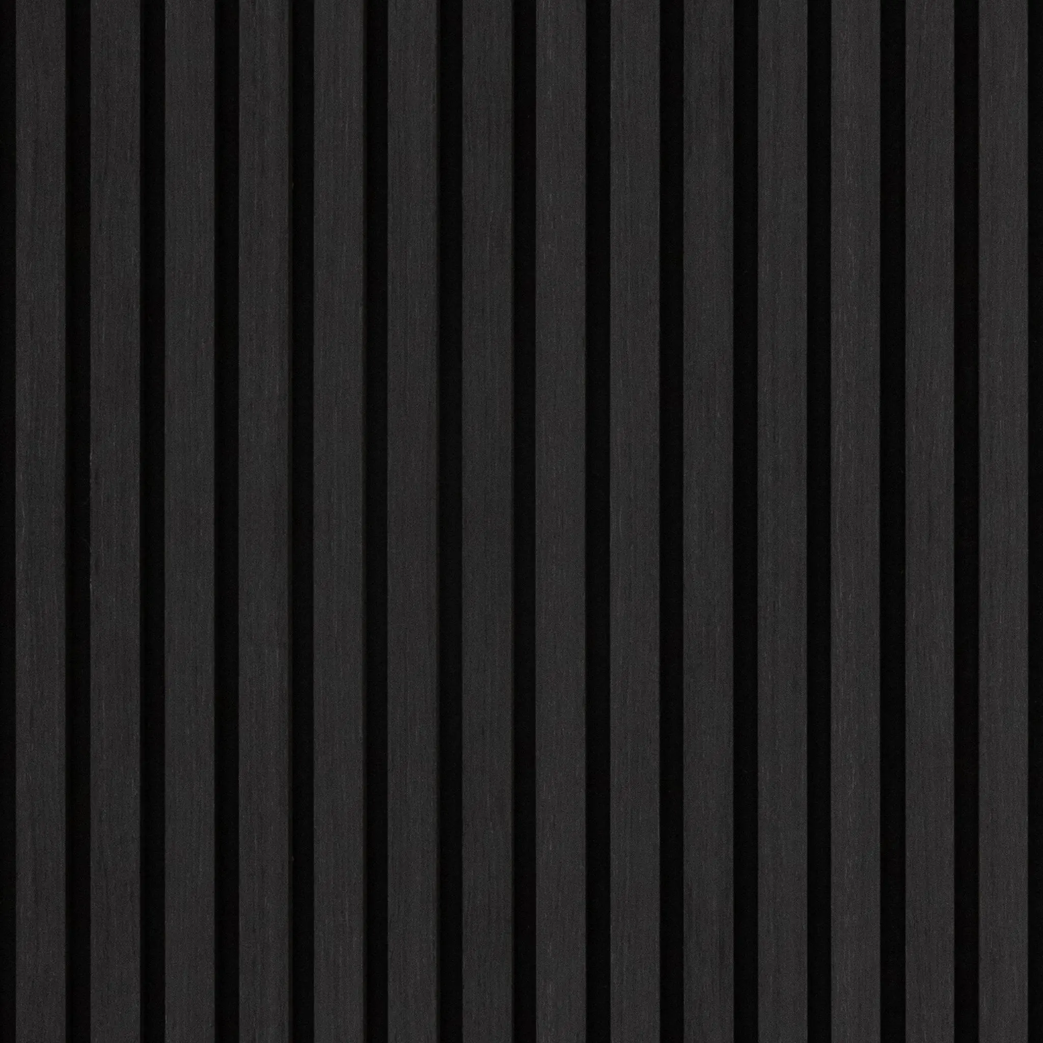 Luxury Black Oak Acoustic Slat Panels 108.2" Length