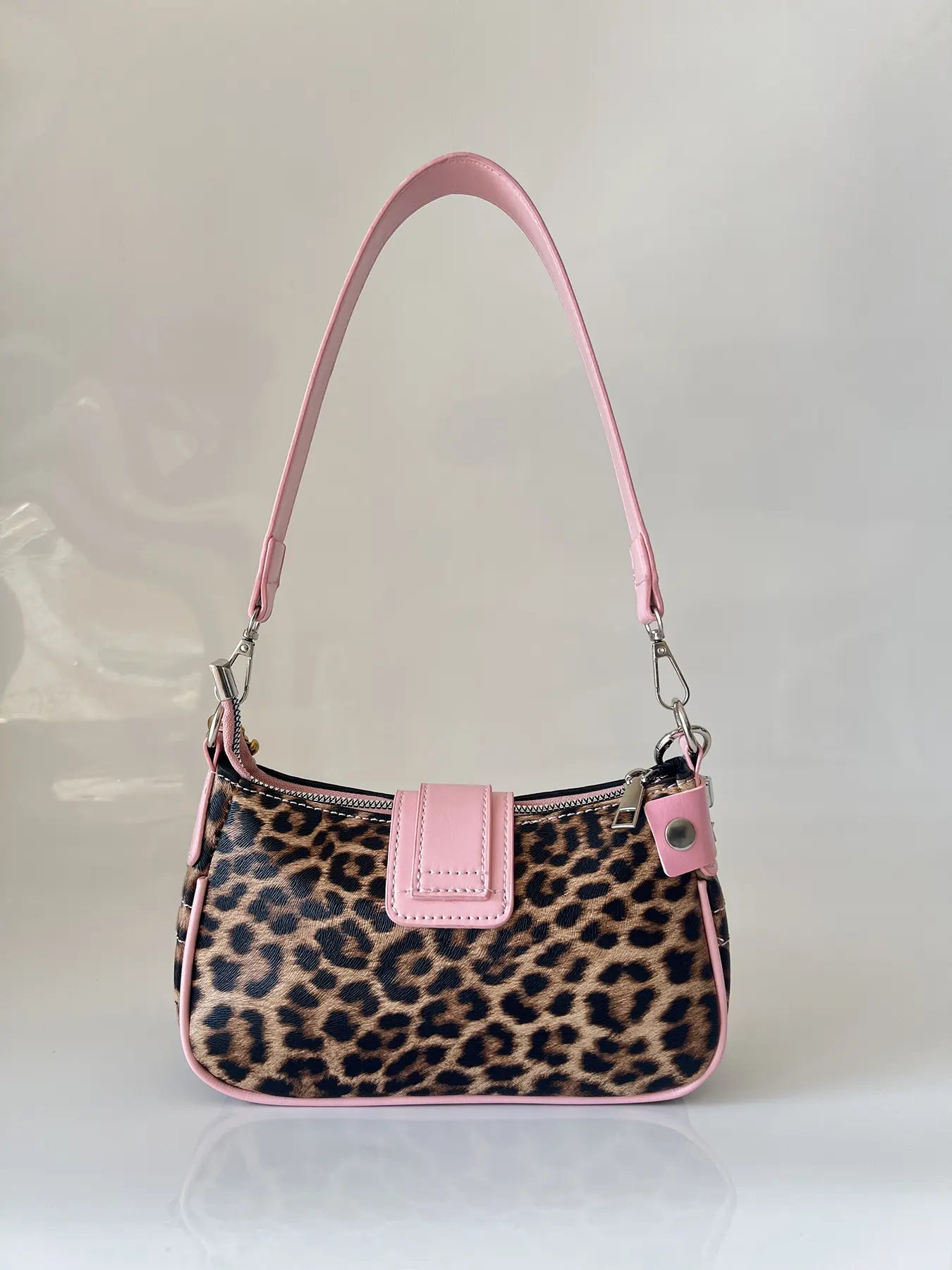 Vintage Y2K Women's Bag, Punk Style Small Colorblock Star Chain