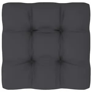 Pallet Sofa Cushion Anthracite 27.6"x27.6"x3.9"
