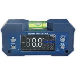 Dual Axis Digital Protractor Inclinometer Rechargeable Digital Angle Gauge Mini   Level Box