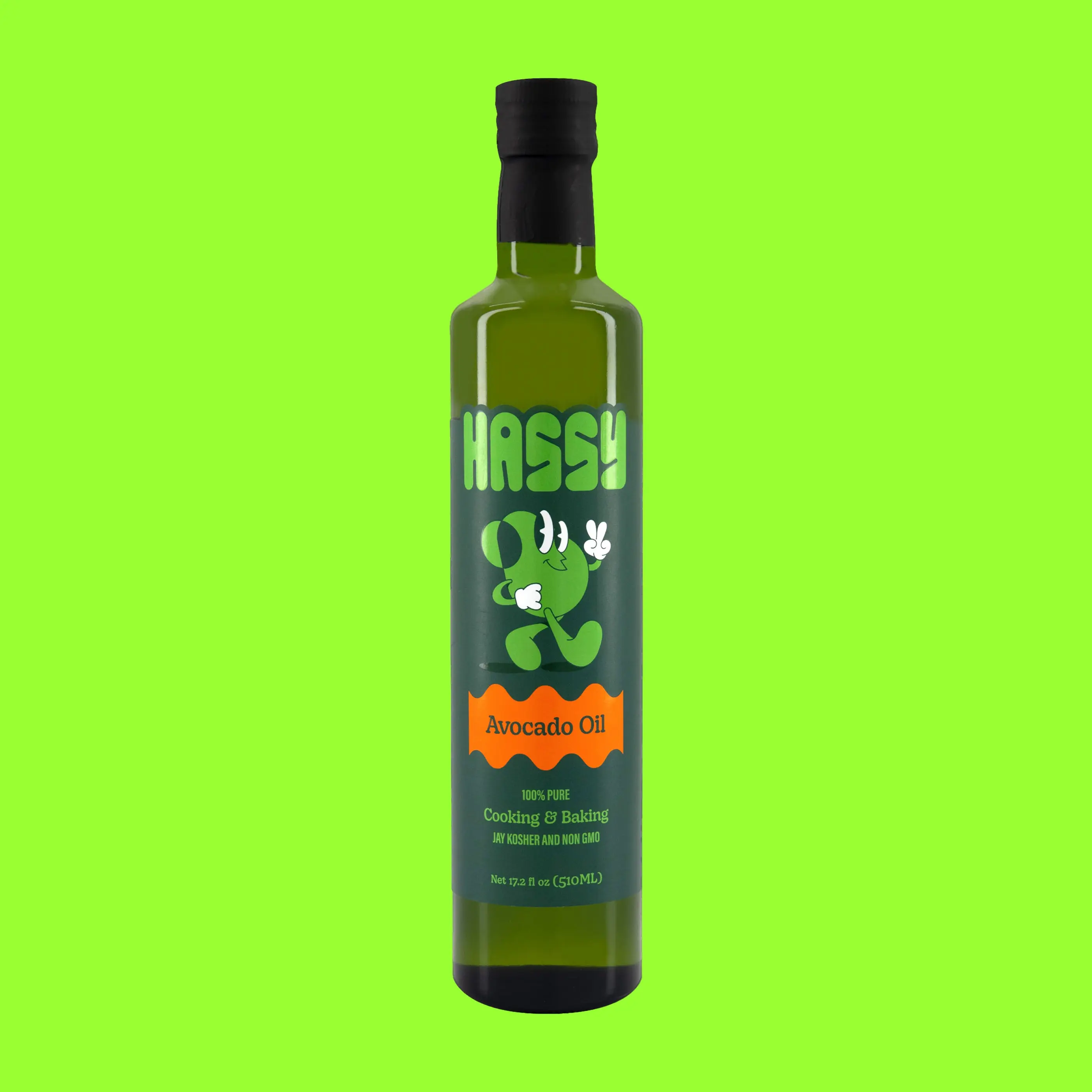 HASSY Avocado Oil - For daily high heat Cooking & Baking - 100% Pure