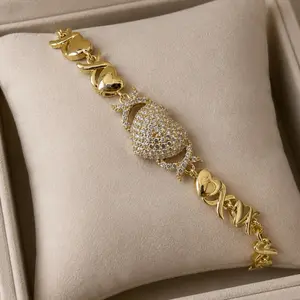 Nice bracelet with hearts.