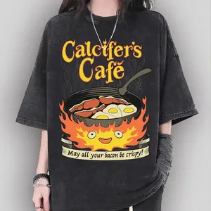 Calcifer's Cafe Howl's Moving Castle Shirt, Sweatshirt, Hoodie, Howl and Sophie Shirt, Studio Ghibli Shirt