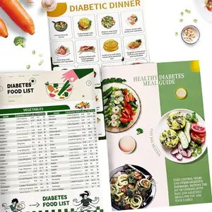 3 count   list & Meal Planner for , Printable Laminated   List Chart w/Serving Size,Glycemic Index,Low Carb,Calories(Green)