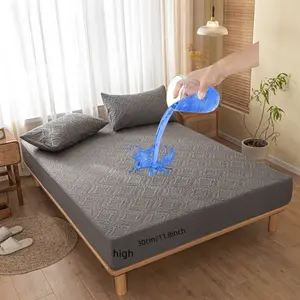 Deep Pocket Waterproof Mattress Protector, 100% Waterproof, Soft and Breathable, Fits 30cm Thick Mattresses, Washable, Multi-Color Options