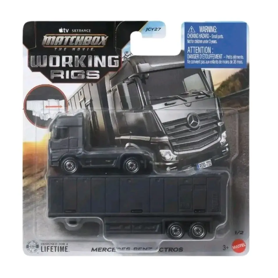 Matchbox Working Rigs Mercedes-Benz Actros Truck 1:64 Black