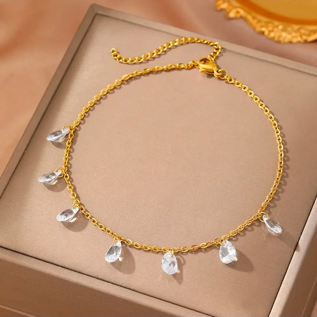 Tobillera de crystal