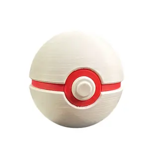 Premier Ball - Inspired 3D Printed Poke Ball Collectible