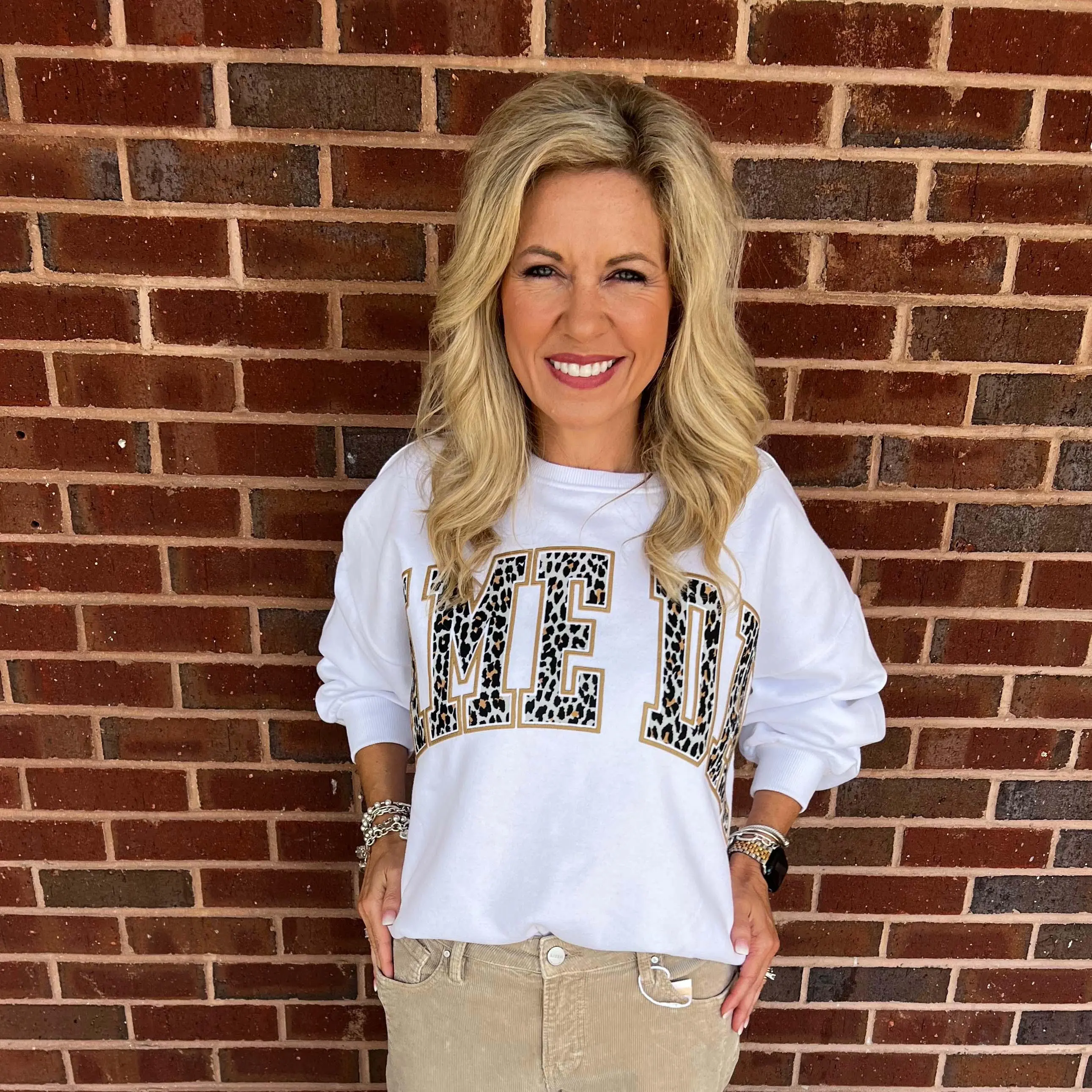 RA - ‘Gameday’ Puff Janice Fleece Sweatshirt