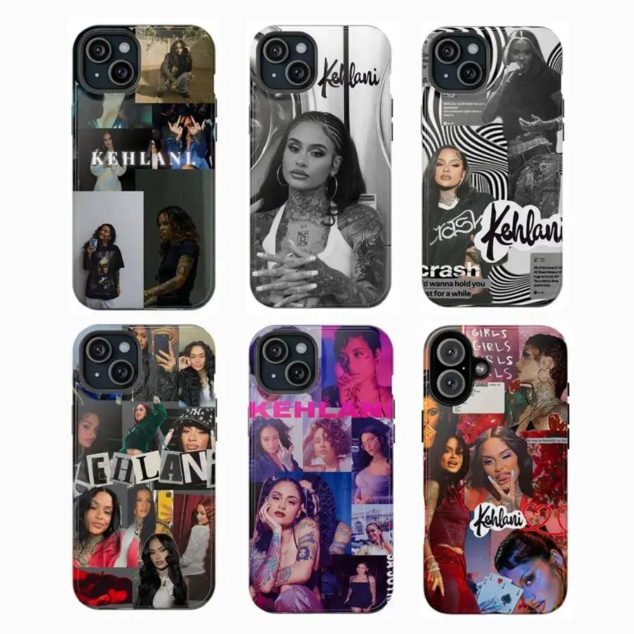Y-KKehlaniiii Phone Case — KKehlaniiii "Crash" Series Shockproof Protective Case; Compatible with iPhone 11–17 Pro Max/Plus Series and Samsung Galaxy S23–25 Series; An excellent gift for that special someone this Christmas and Thanksgiving.