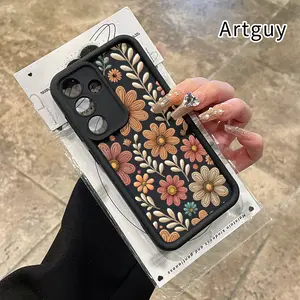 Phone case for Samsung S24 ultra plus S26 S25 S23 S22 Ultra Plus Features Floral Leaf Design Advanced fashion gift Full Body Protection Shockproof Soft Silicone Cover