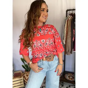 The Rust Paisley Bandana Tee