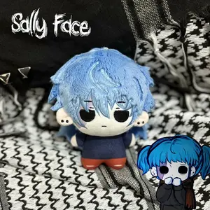 Game Sally Face Sal Cosplay Doll Plush Stuffed Dolls Cotton Figure Plushie Soft Halloween Props