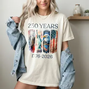America 250th Anniversary T-Shirt - 1776-2026 Patriotic Graphic Tee