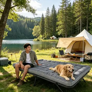 Roll-Up Camping Floor Mattress, Portable Tatami Sleeping Pad Suitable for Travel, RV, Home Floor, Guest Room, Bed and Sofa Use