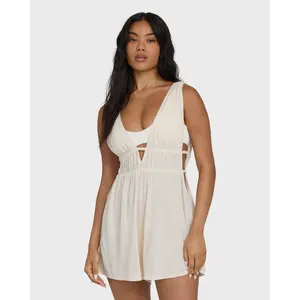 BILLABONG Women's Golden Sun Romper, Everyday Casual
