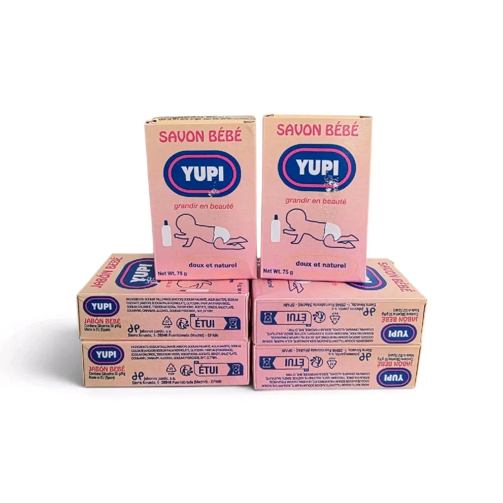 6-Piece Youpi Bar Soap for Daily Body Cleansing, Gentle Skin Care