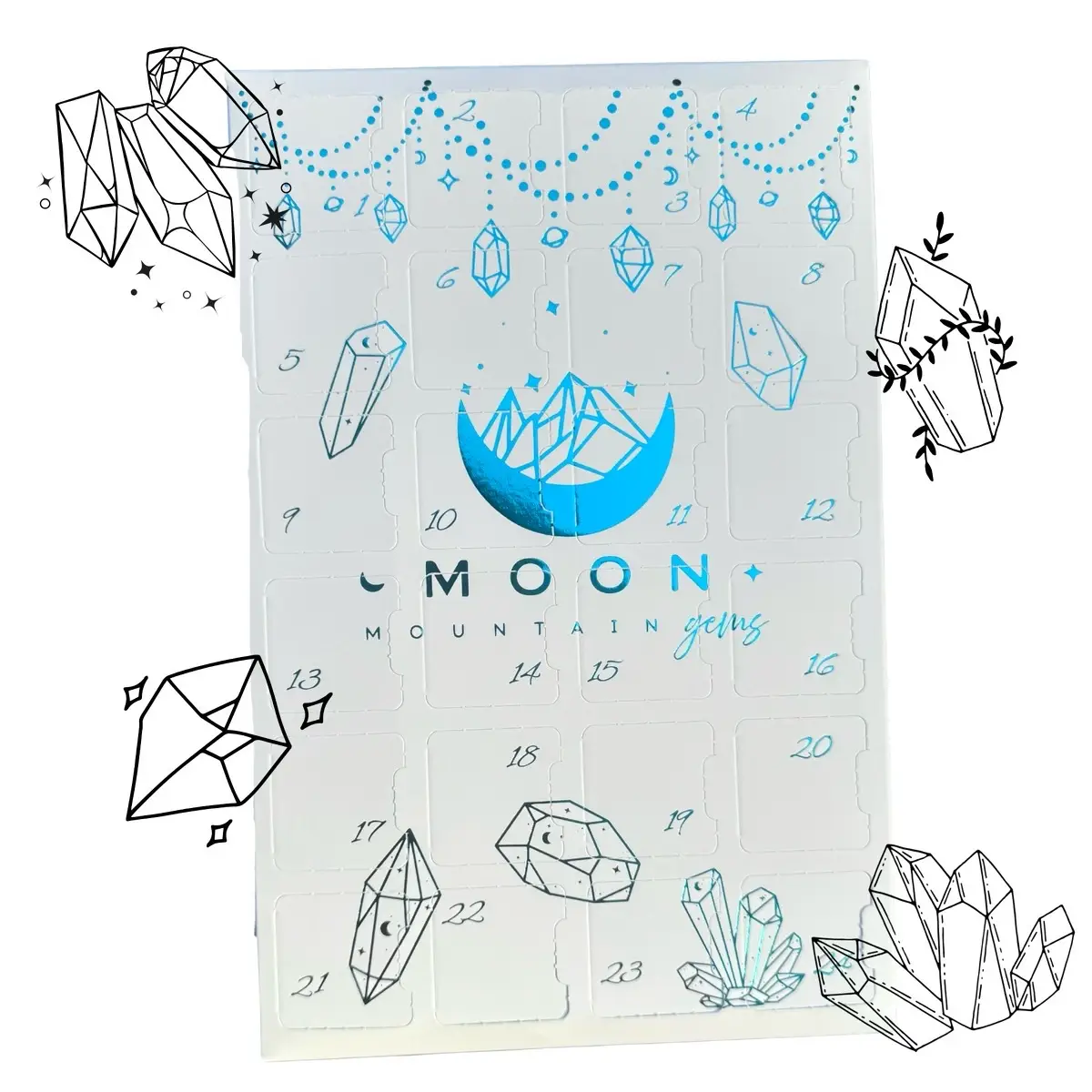 Crystal Advent Calendar - Gemstone Advent Calendar - 3 to Choose From