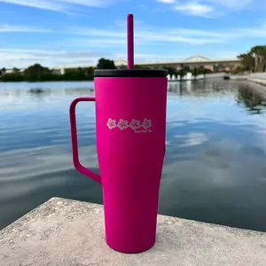 Sand Surf Co. Corkcicle Hibiscus Dreams XL Cold Cup - Berry Punch