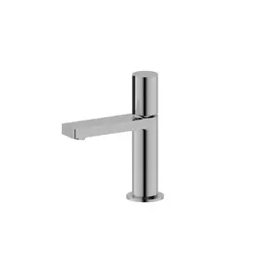 Aquamoon Barcelona Collection Single Lever Bathroom Vanity Faucet Brushed Nickel Finish Adjustable Flow Control