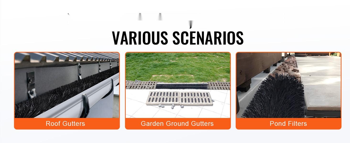 Gutter Cleaning Brush Set, 60 Feet Total Length, 5.25-Inch Diameter, Ground-Level Gutter Brush for 5-Inch Gutters, Easily Clear Leaves and Debris From Roof, Debris Clearing Tool, 20 Pack Gutter Cleaning Brush Set, 60 Feet Total Length, 5.25-Inch Diameter, Ground-Level Gutter Brush for 5-Inch Gutters, Easily Clear Leaves and Debris From Roof, Debris Clearing Tool, 20 Pack