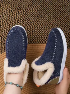 Women's Ankle Boots and Short Boots, Winter Shoes, Flat Heel, New Style, High Heel Zipper Boots, Fashion Pairing Outerwear, Winter Warm Boots