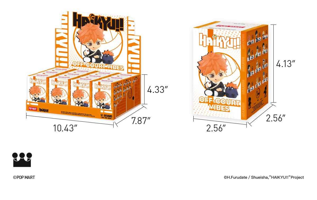 POP MART Haikyu!! Off-Court Vibes Series Figures Blind Box Collectible Mystery Gift