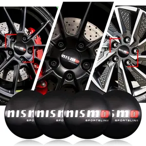 Nismo Series Wheel Center Sticker Decal, Fits Nissan Gtr/350z/370z/sylvia, Car HUB Decoration Accessory, Enhance Your Vehicle Style