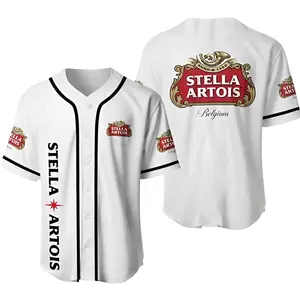 Trendy Stella Artois Unisex Baseball Jerseys, Party Shirt, Cute Gift For Beer Lovers