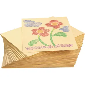 Manila Paper - Heavyweight, 50lb, 9 x 12 Inches, 500 Sheets - School & Art Supplies for Kids