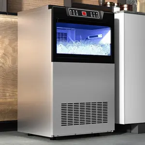 OEDRO 100lbs Under Counter Ice Maker ETL & DOE Certified Commercial Ice Machine 45pcs Ice Production 33lbs Storage Bin for Home Cafe Bar Restaurant Icemakermachine