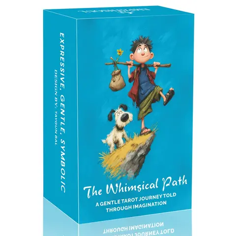 78 Tarot Cards Set,The Whimsical Path Tarot,Tarot Card Decks,Card Games For Teens,13x8cm Modern Illustrations, Eternal Symbolism Fusion, Includes Paper Instructions