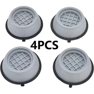 4PCS/8PCS Hard Plastic Washing Machine Foot Pads, Basic Anti-Slip Protective Pads, Wear-Resistant Noise Reduction Feet for Refrigerator Dryer