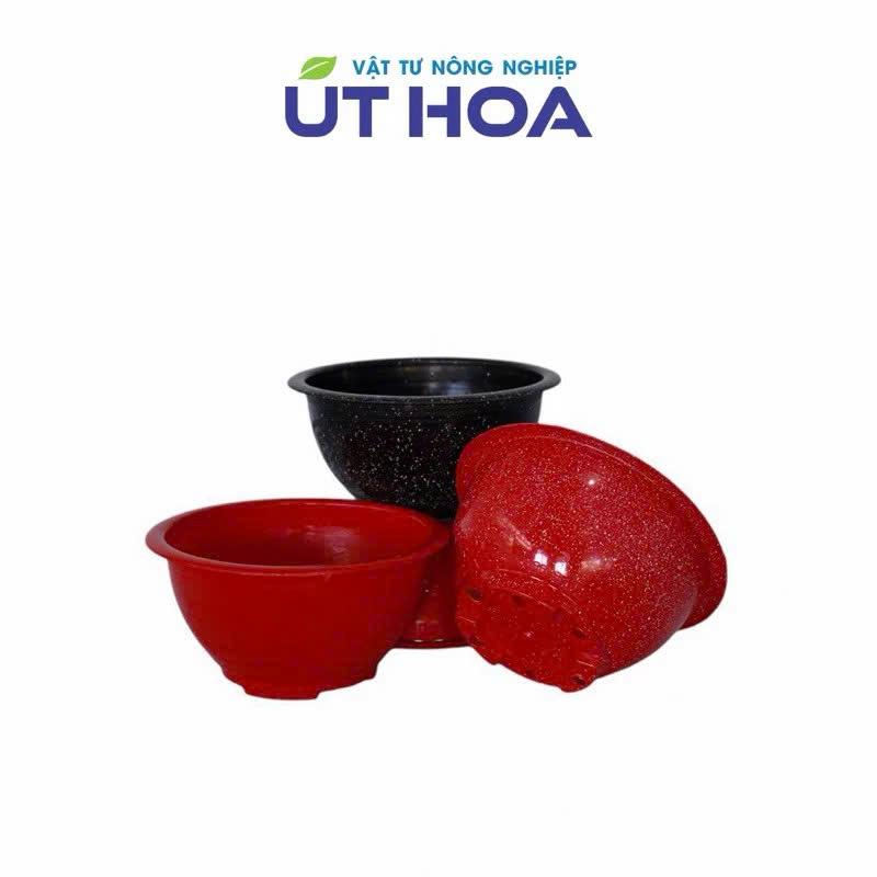 Combo 2 cái chậu nhựa cứng Truyền thống trồng cây đủ size bền chắc
