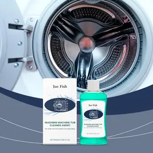 Washing Machine Cleaner Detergent, All Models Compatible, Odor Removal Fresh Low Foam Formula, Protects Inner Drum, Effective Stain Remover