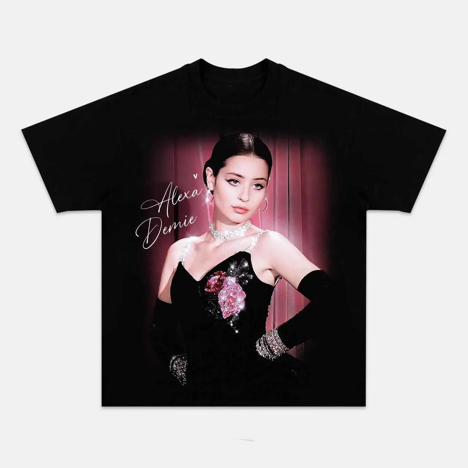 ALEXA DEMIE GRAPHIC TEE Movie Shirt - Top, Unisex Cotton T-Shirt, Menswear, Womenswear